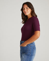 Maia Stovepipe Sleeve Tee - Gamay