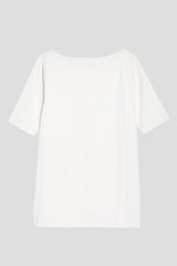 Bella Boatneck Tee - White