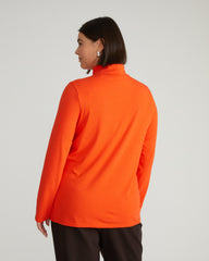 Close Fit Turtleneck - Poppy