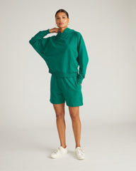 French Terry Pullover Hoodie - Aventurine