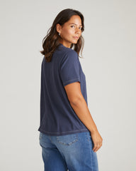Garcon Tee - Washed Indigo