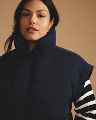 Paparazzi Puffer Vest - Pageant Blue