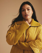Arcadia Puffer Coat - Mustard