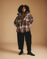 Rainier Short Hooded Puffer - Brindle Chai