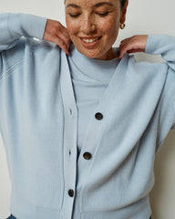 Better-Than-Wool Cardigan - Silver Blue