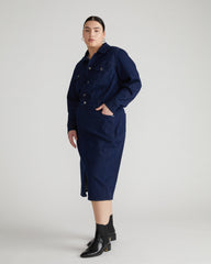Dakota Denim Dress - Dark Indigo