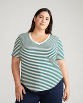 V Rex - Bone/Botanic Stripe