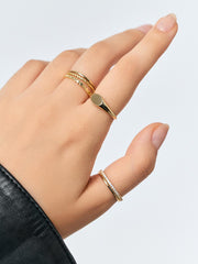 Ana Luisa Gold Ring Set - Adrianna Set