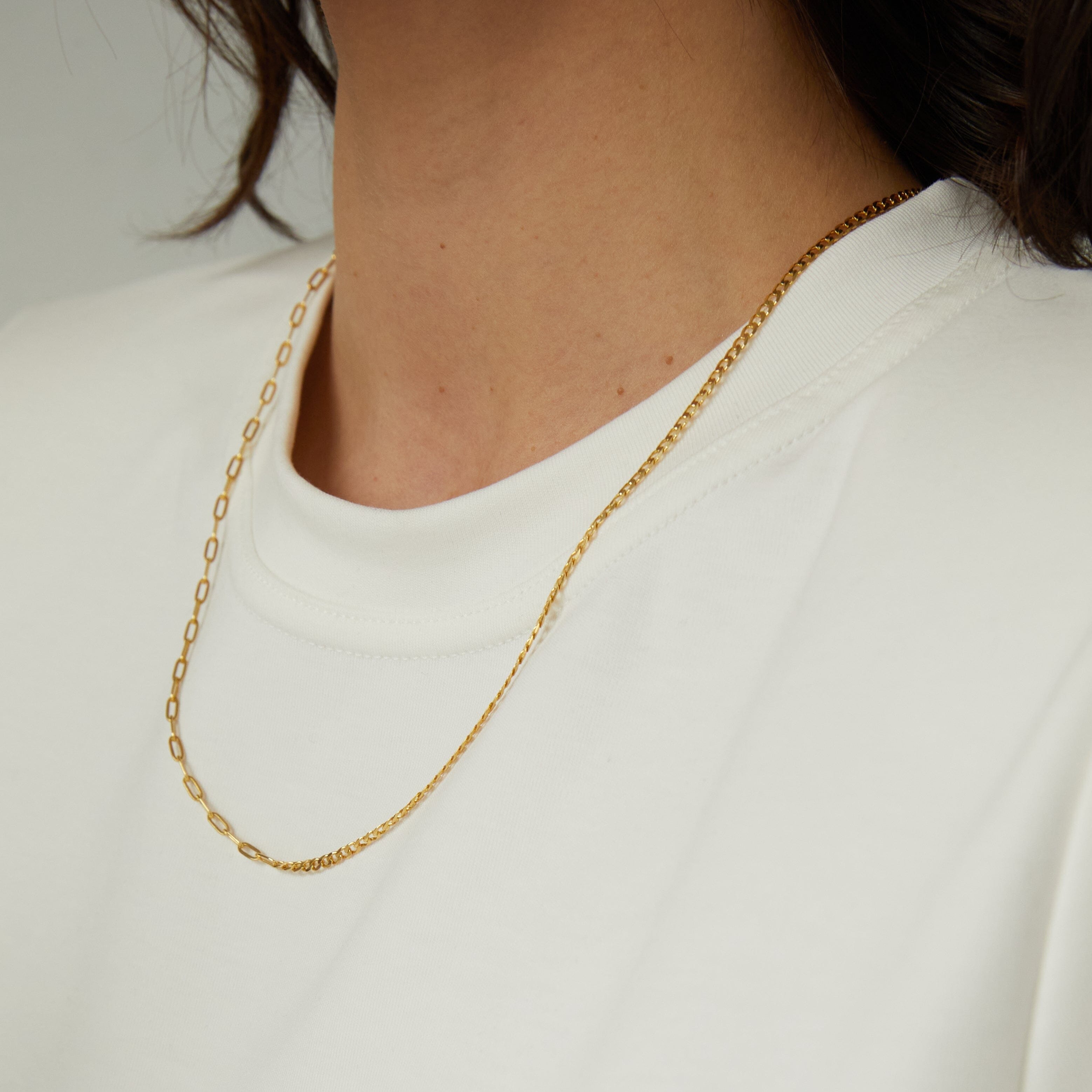 Aurate Mix Chain Necklace