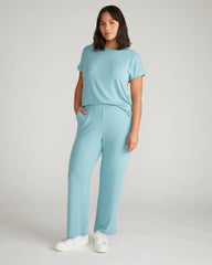 TravelKnit Relaxed Pants - Cameo Blue
