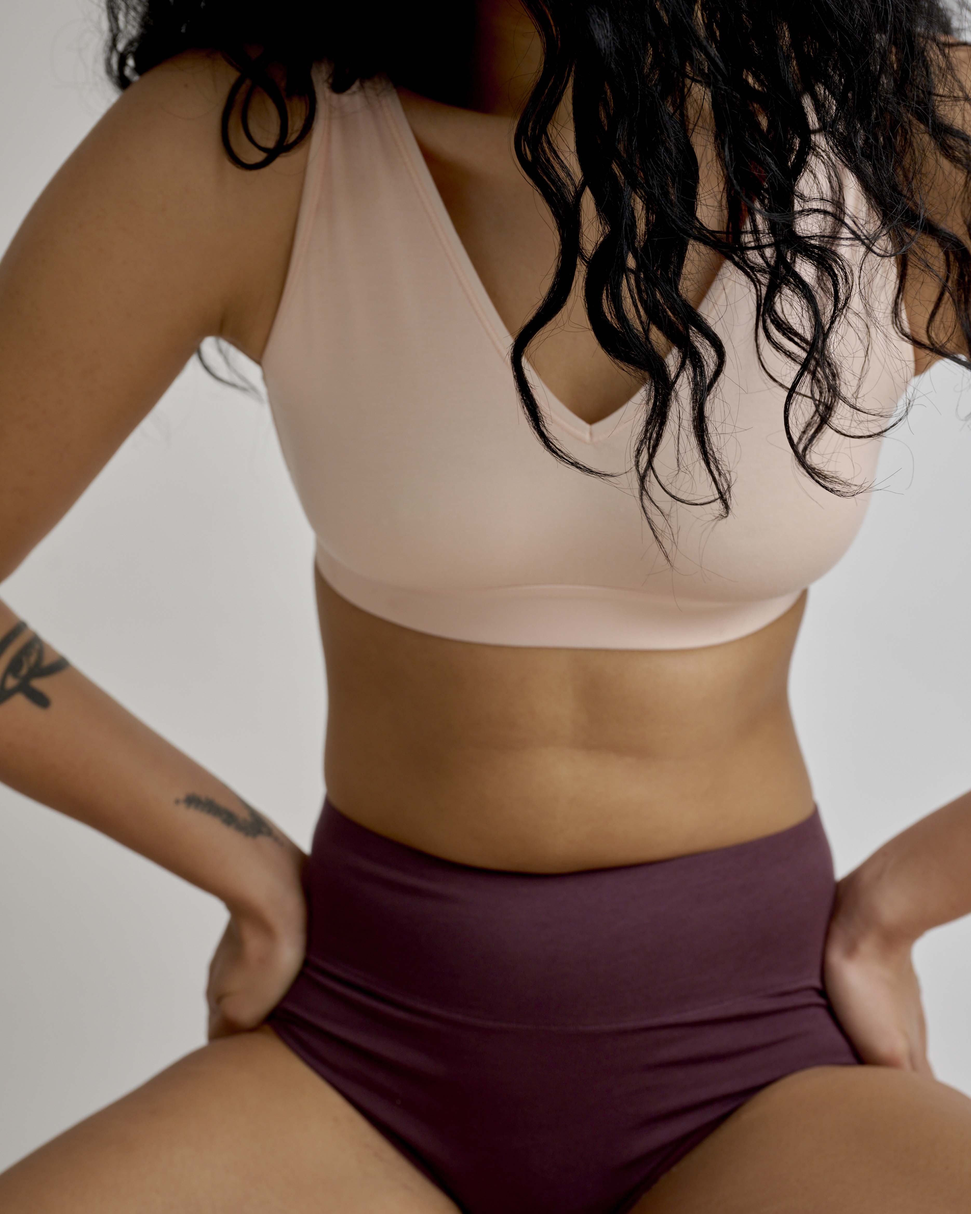 UltimateS Super Full Coverage High Rise Brief - Cassis