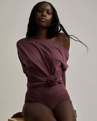 UltimateS Super Full Coverage High Rise Brief - Cassis