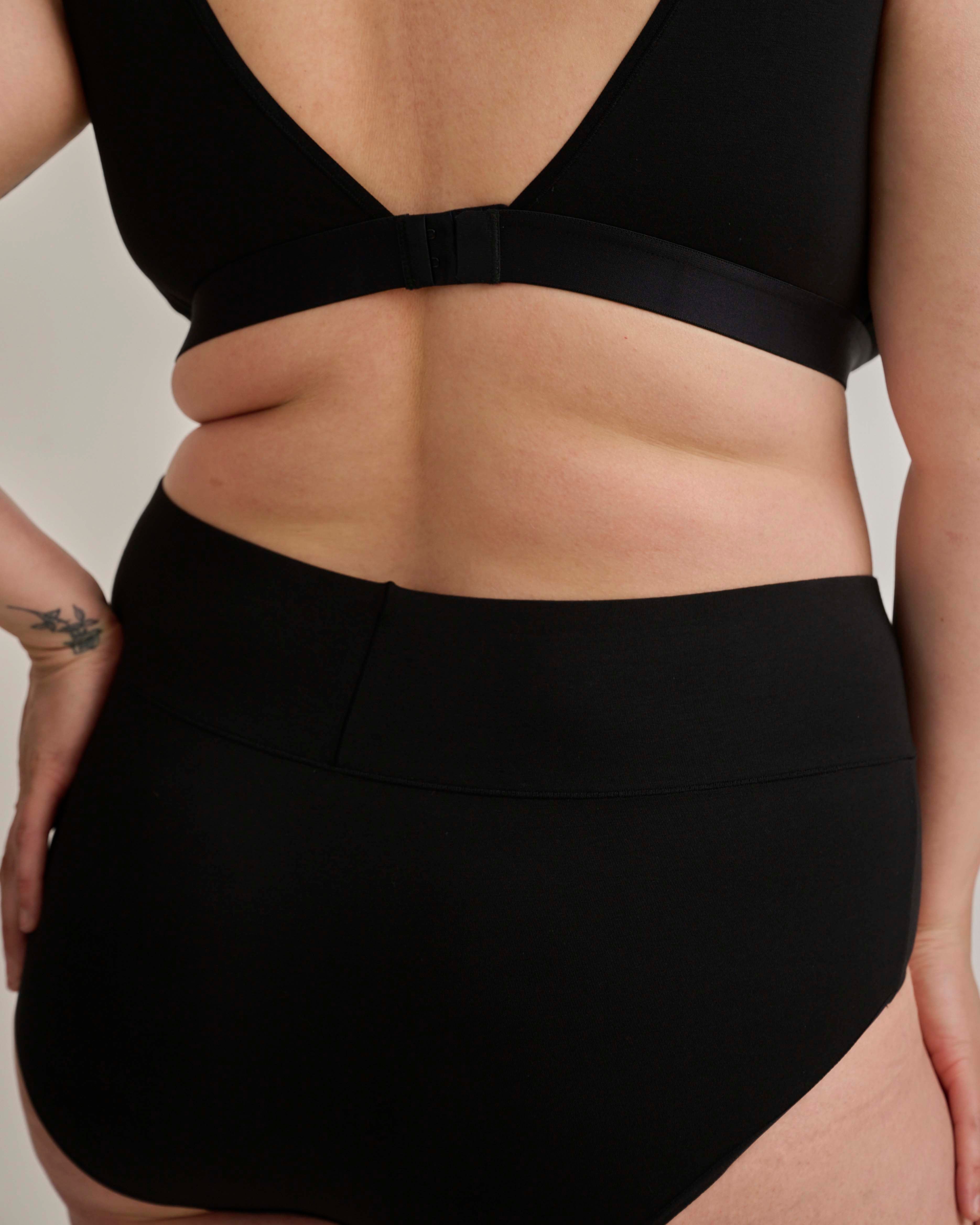 UltimateS Full Coverage High Rise Brief - Black