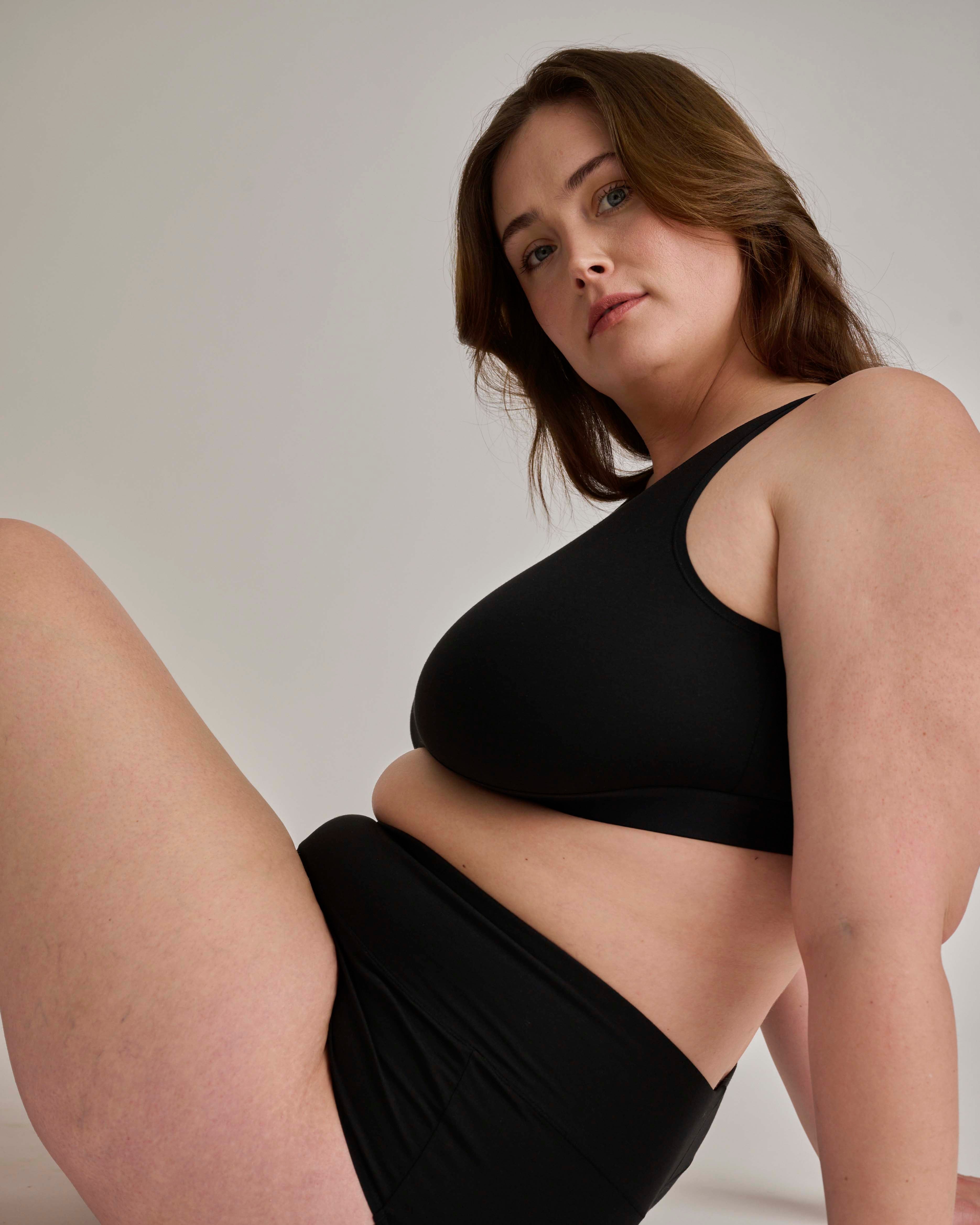 UltimateS Full Coverage High Rise Brief - Black