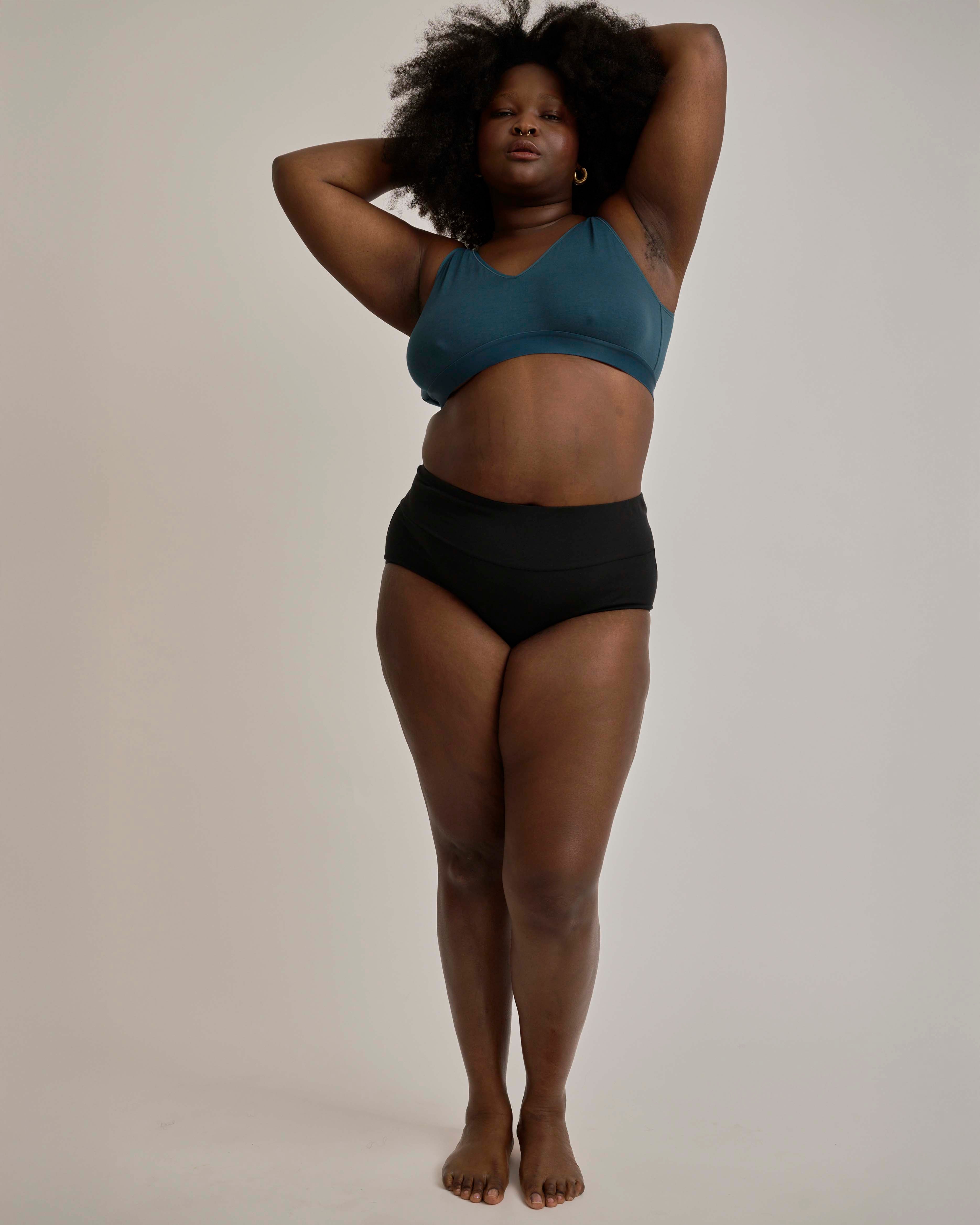 UltimateS Full Coverage High Rise Brief - Black