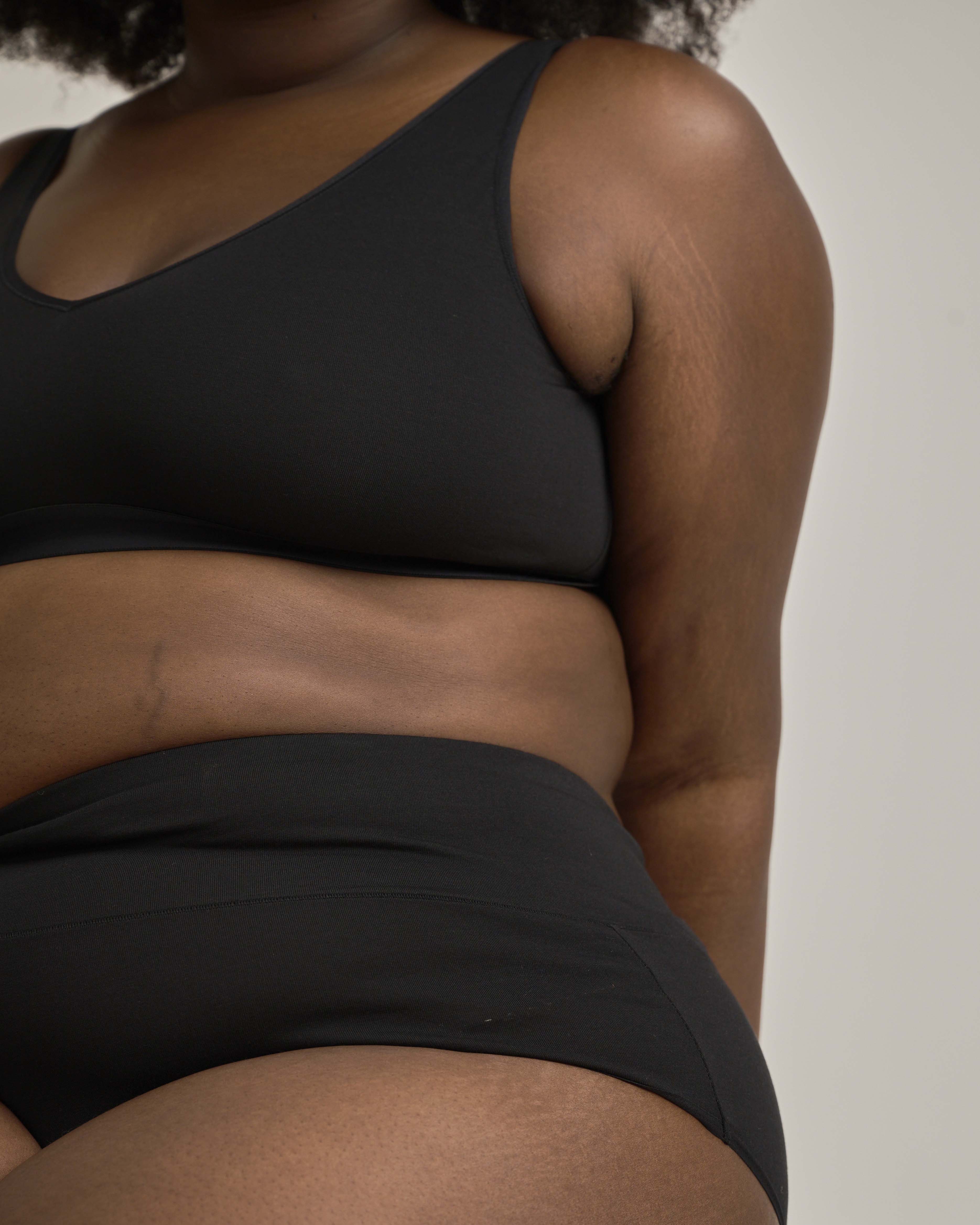 UltimateS Full Coverage High Rise Brief - Black