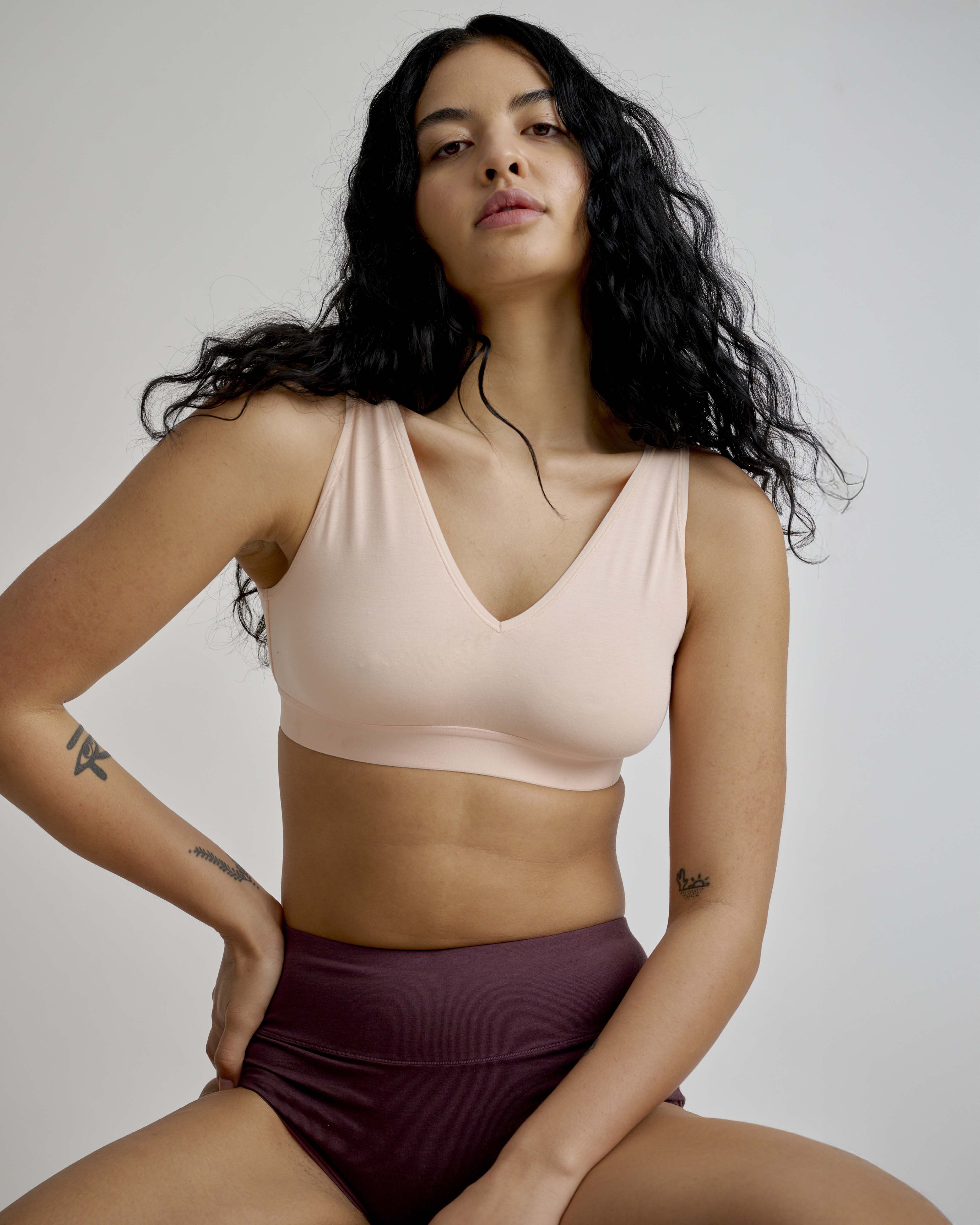 UltimateS 2-Pack Full Coverage High Rise Brief - Cassis/Peach