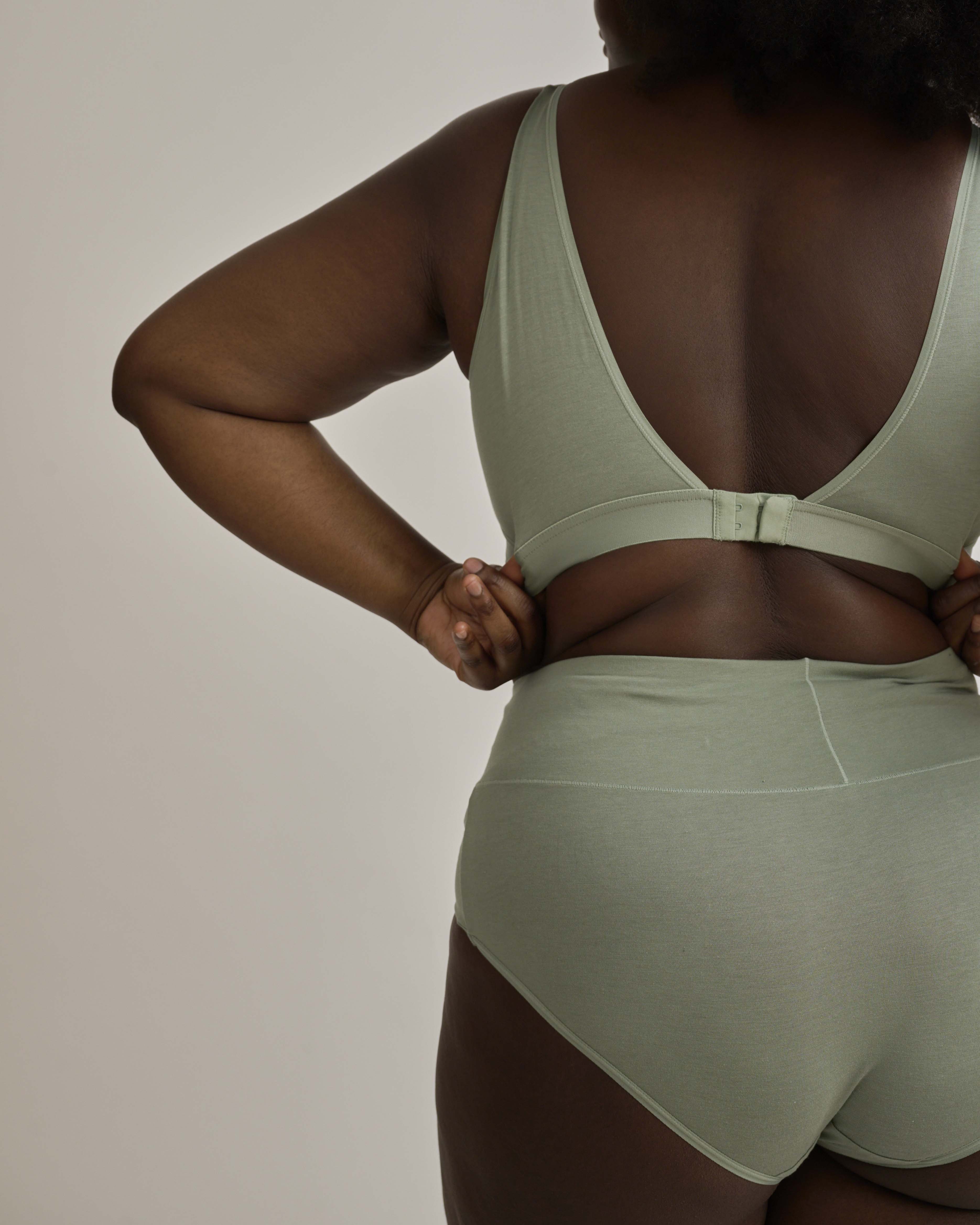 UltimateS 2-Pack Full Coverage High Rise Brief - Forest Green/Sage