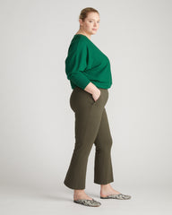 Prestige Ponte Flared Pants - Nori