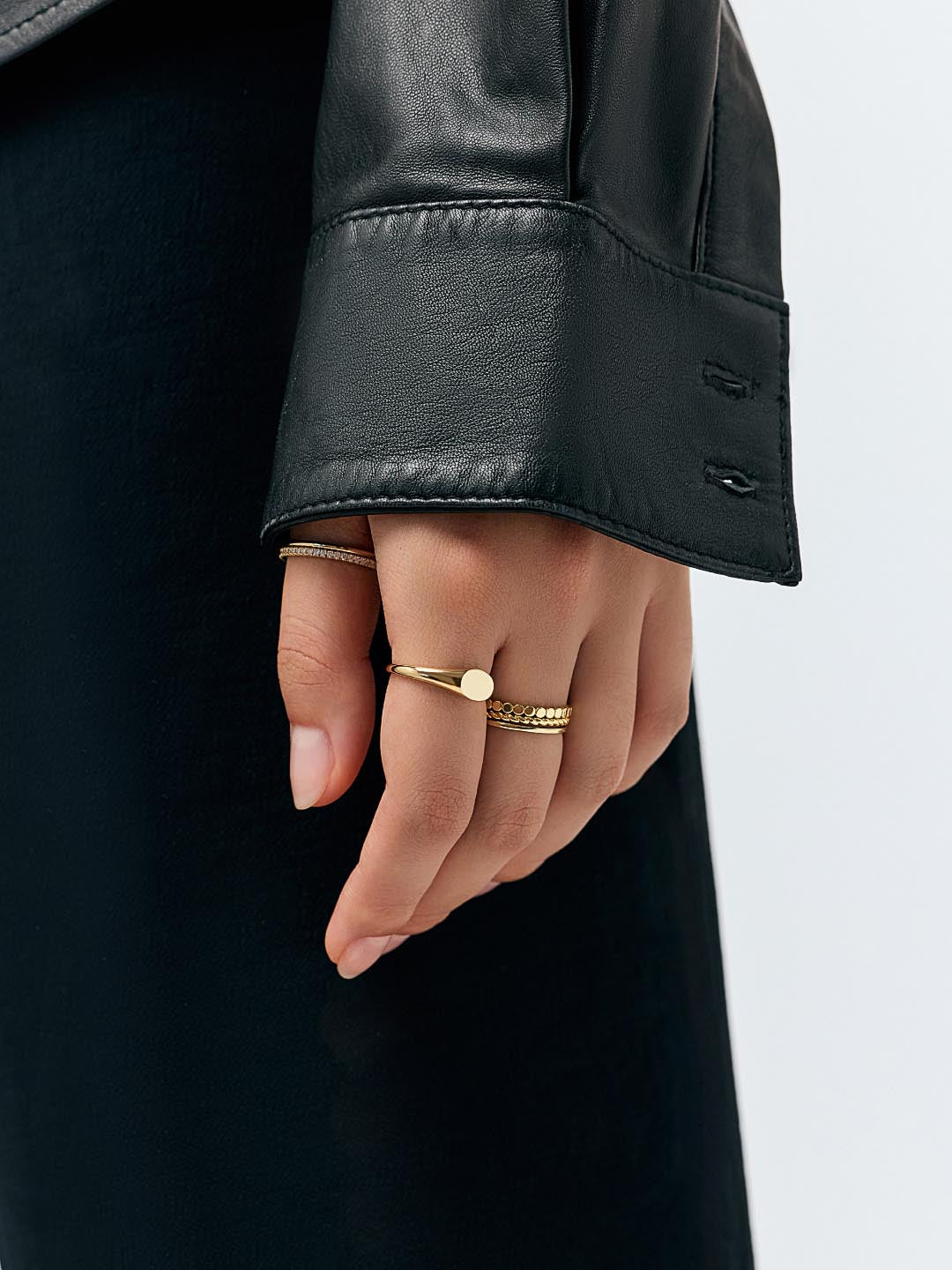 Ana Luisa Gold Ring Set - Adrianna Set