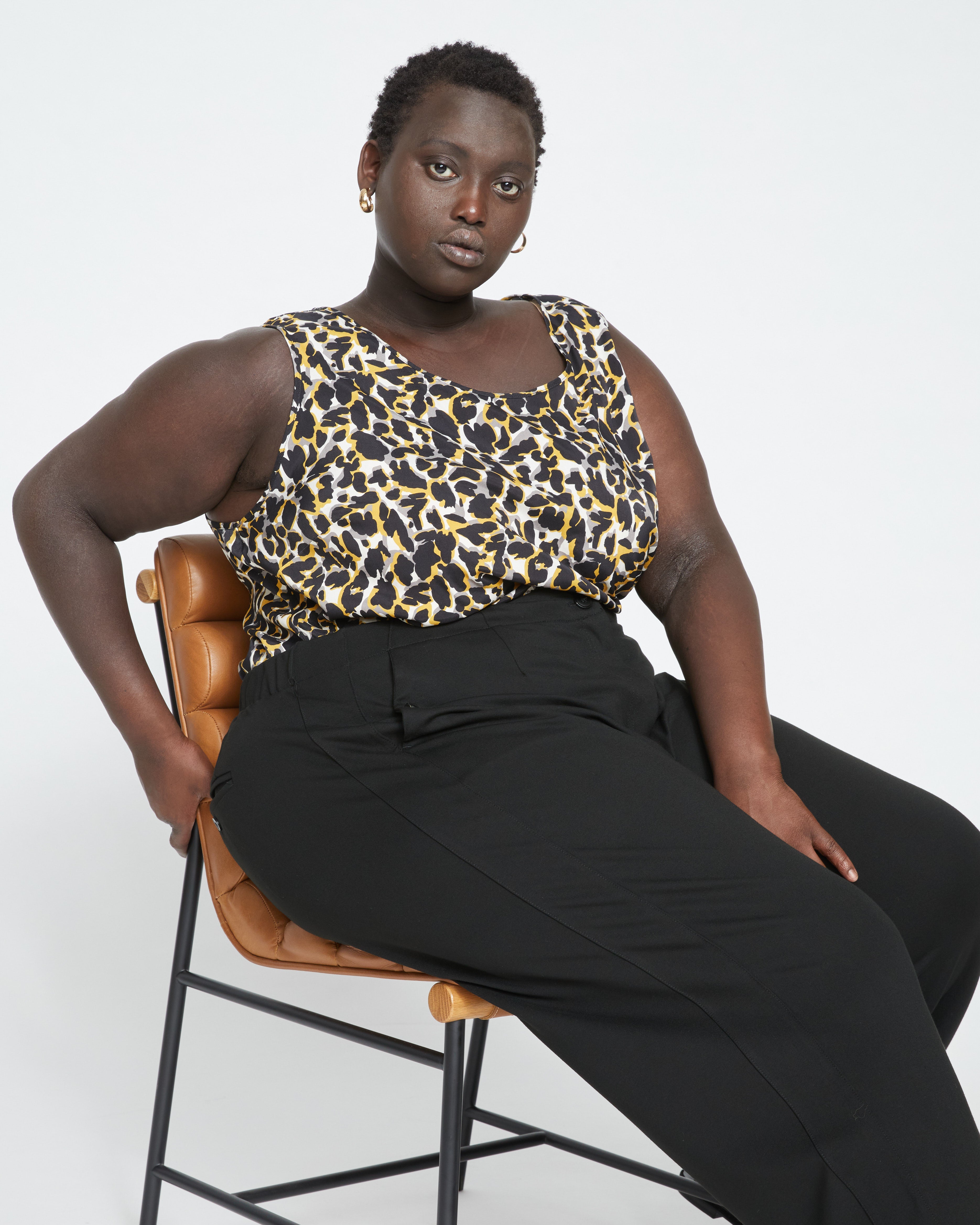 Audrey Tailored Ponte Pants - Black