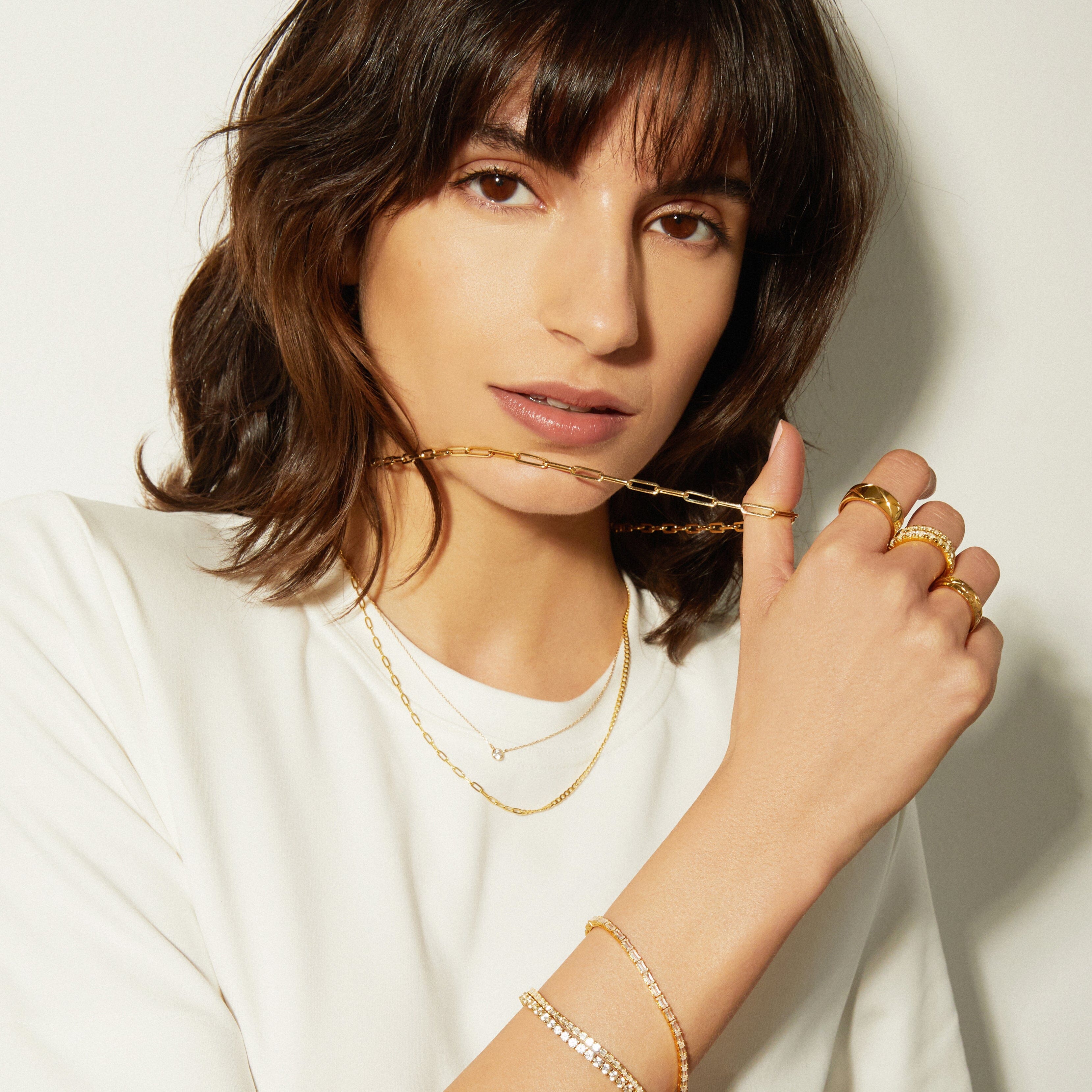 Aurate Mix Chain Necklace