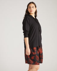 Baja Breton Stripe Hoodie - Solid Black