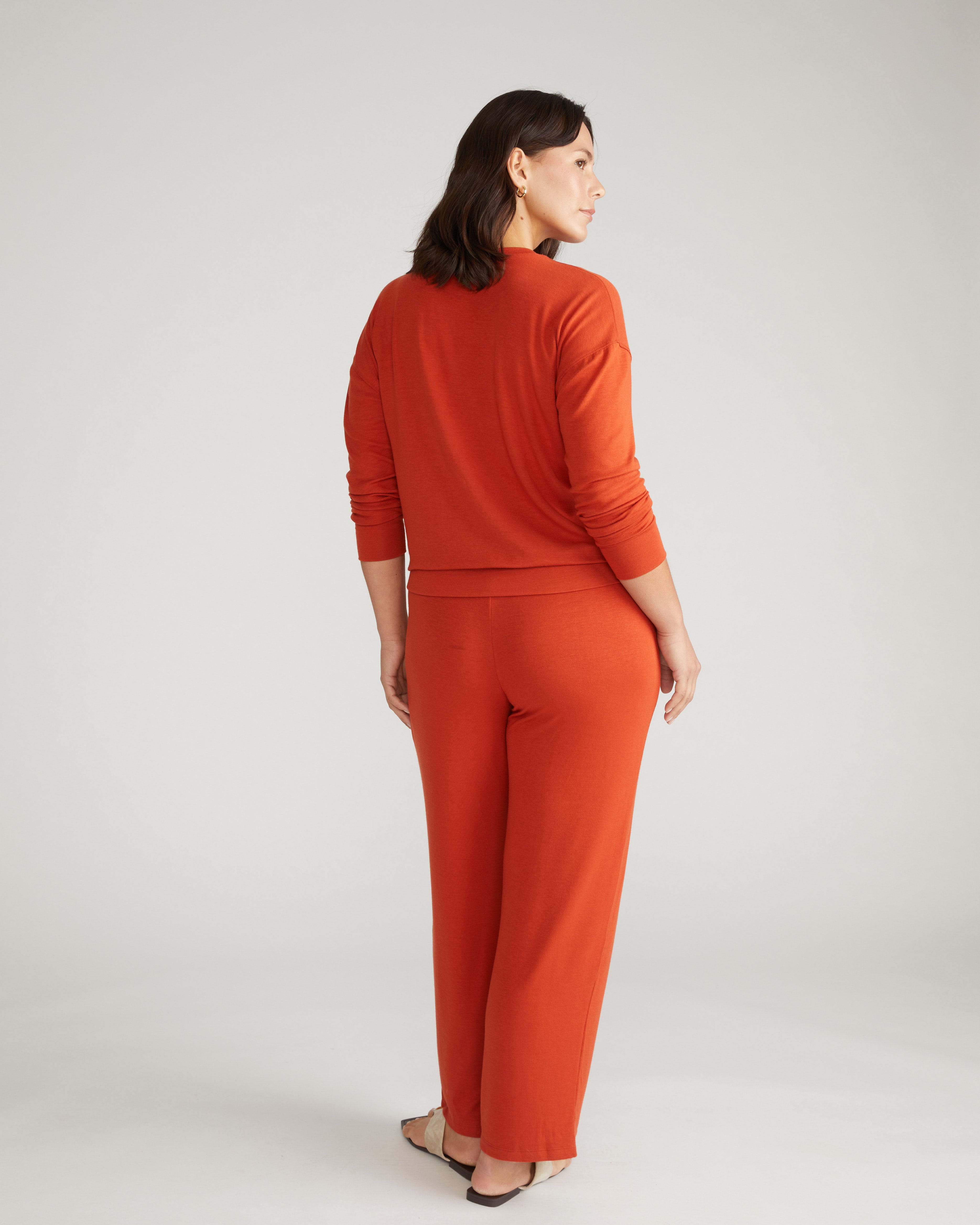 TravelKnit Sweatshirt - Warm Russet