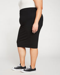 Danube Jersey Skirt - Black