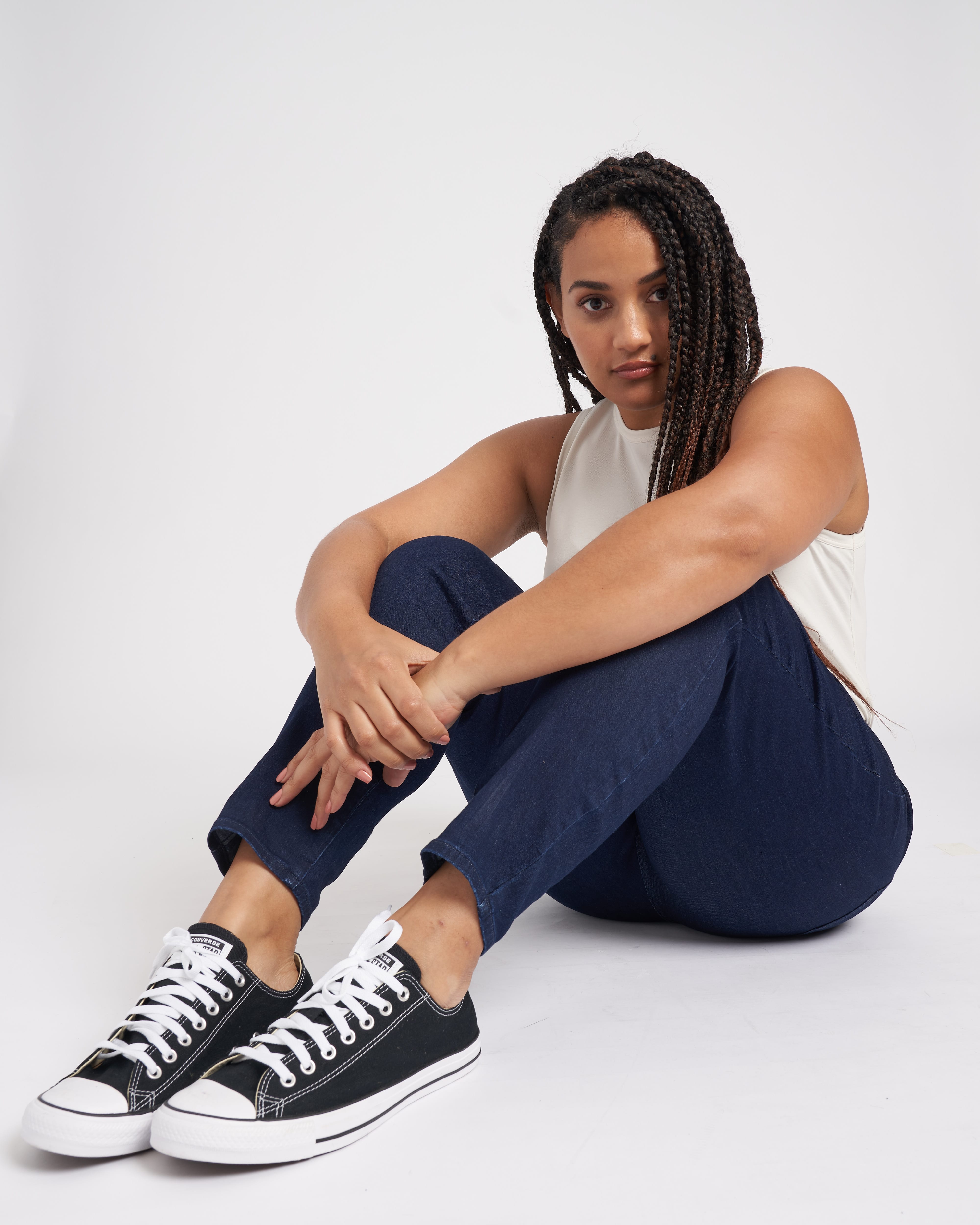 ComfortDenim Dont Call Them Jeggings - Dark Indigo