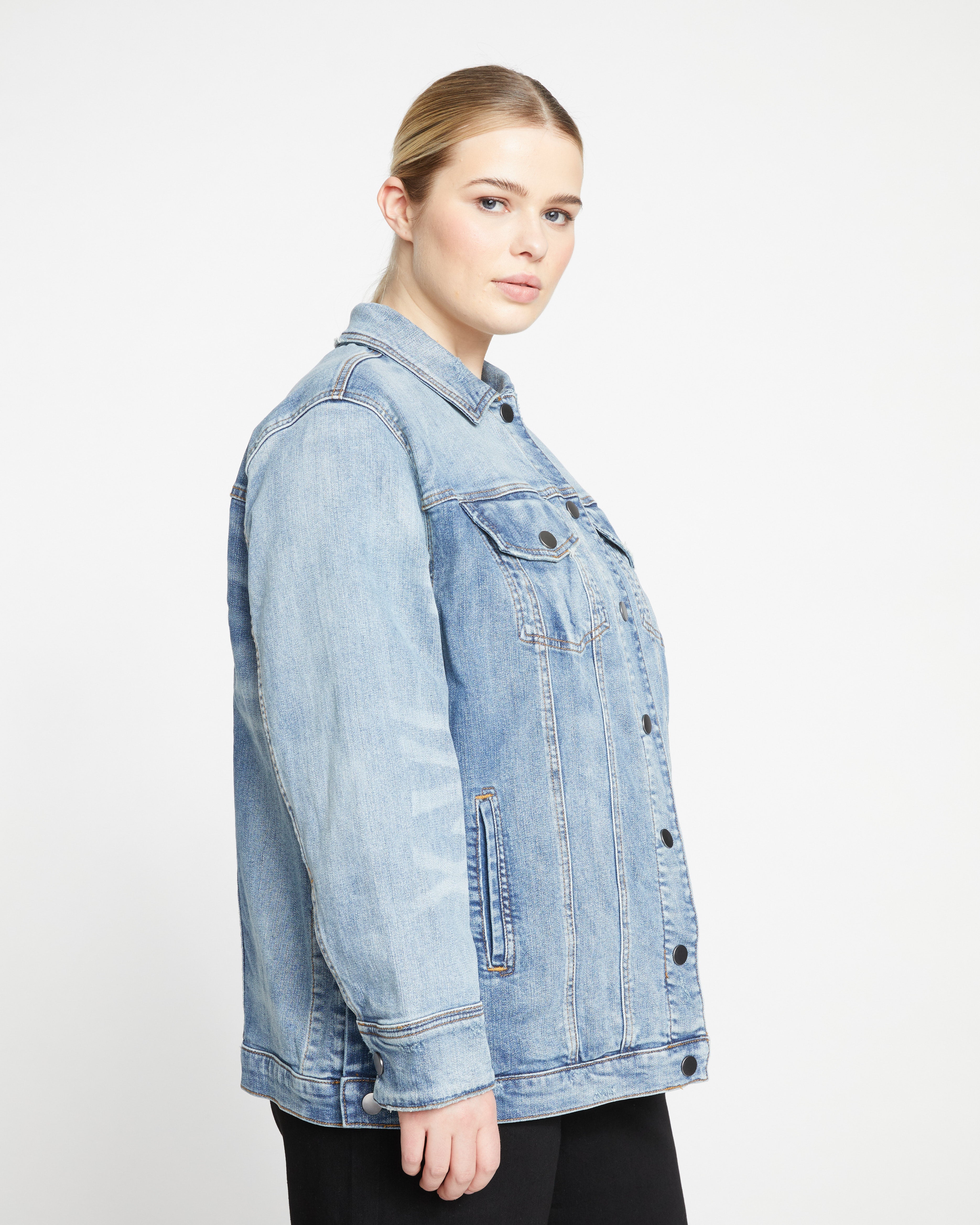Denim Chore Jacket - Light Blue