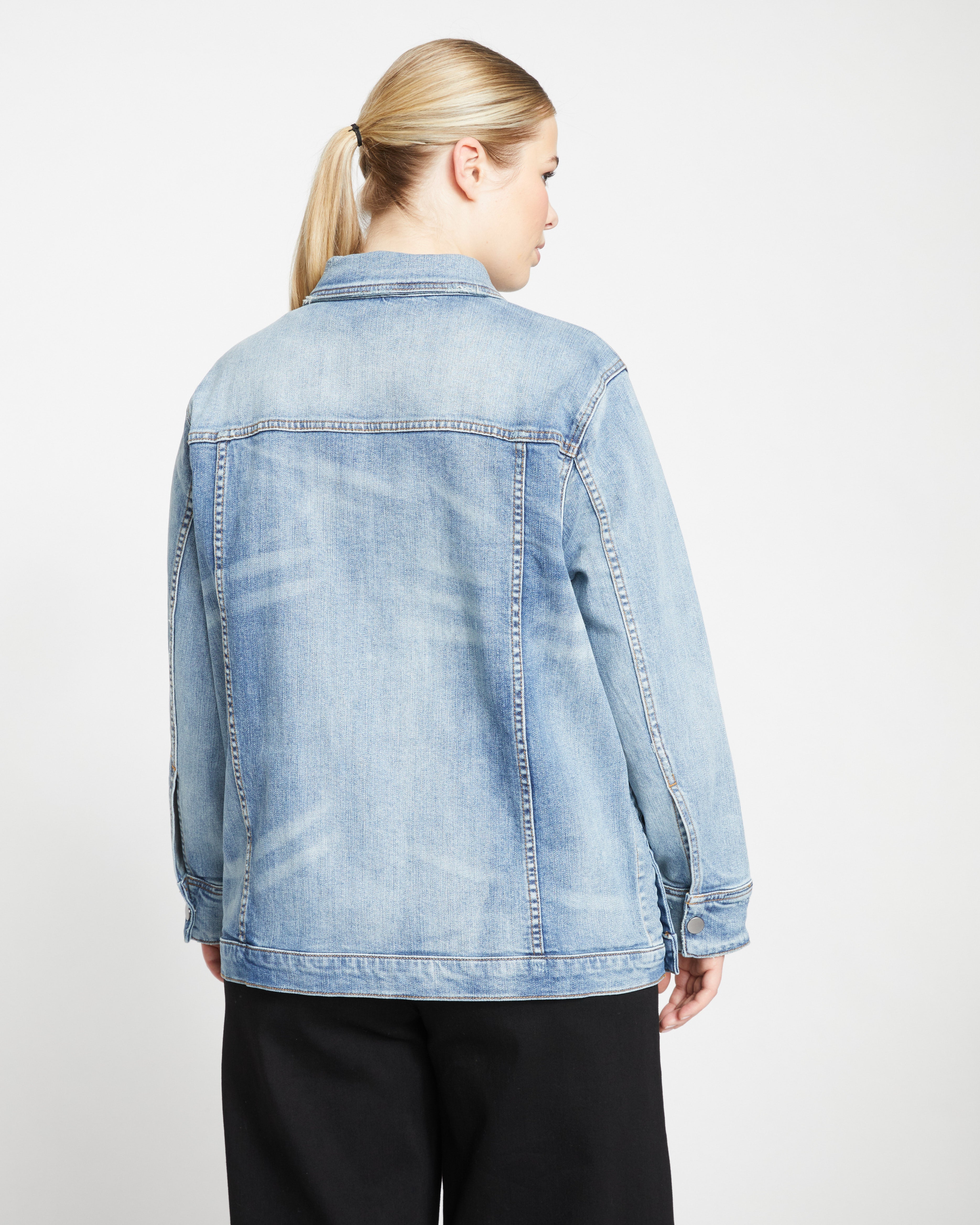 Denim Chore Jacket - Light Blue