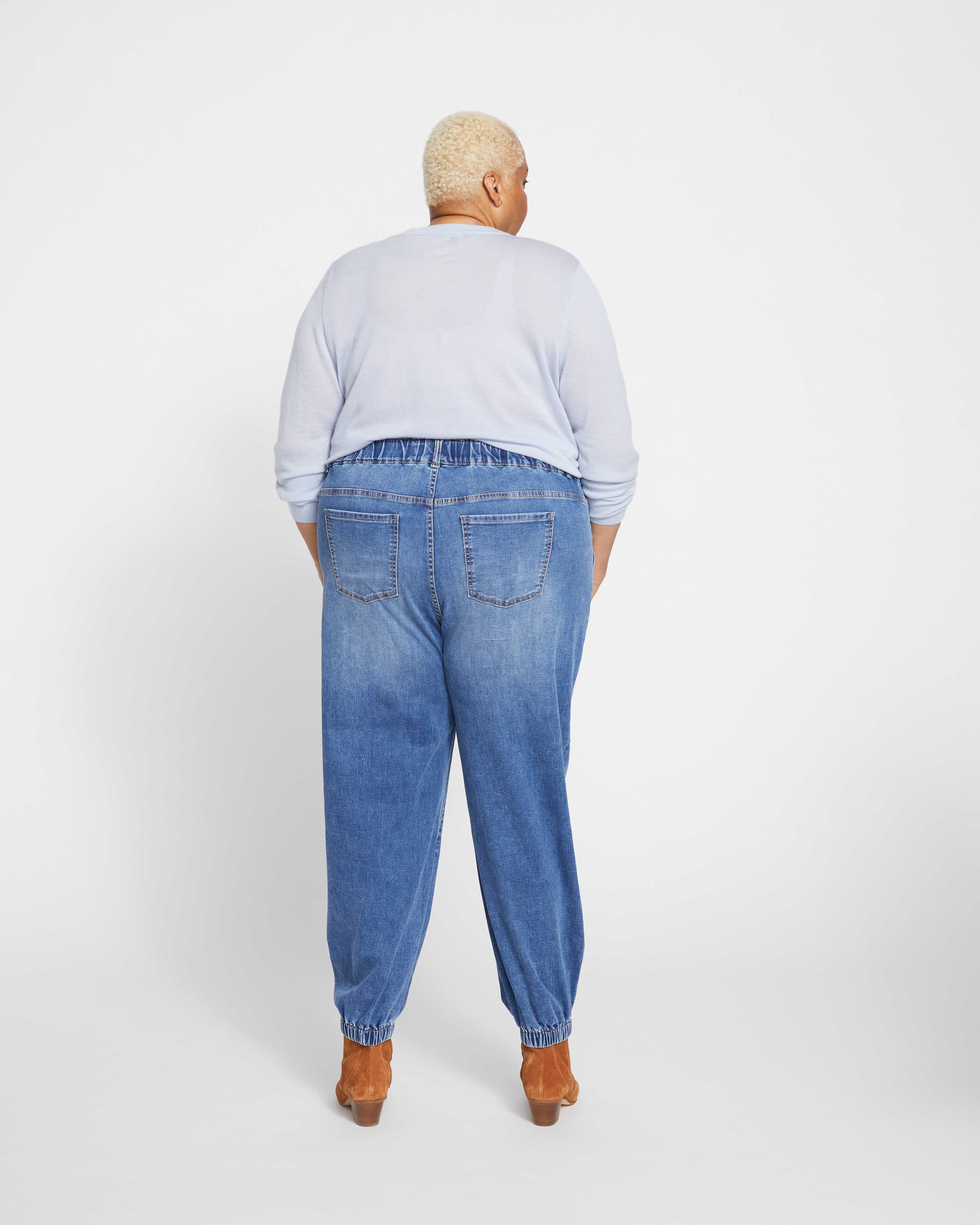 ComfortDenim Joggers - Western Blue Wash