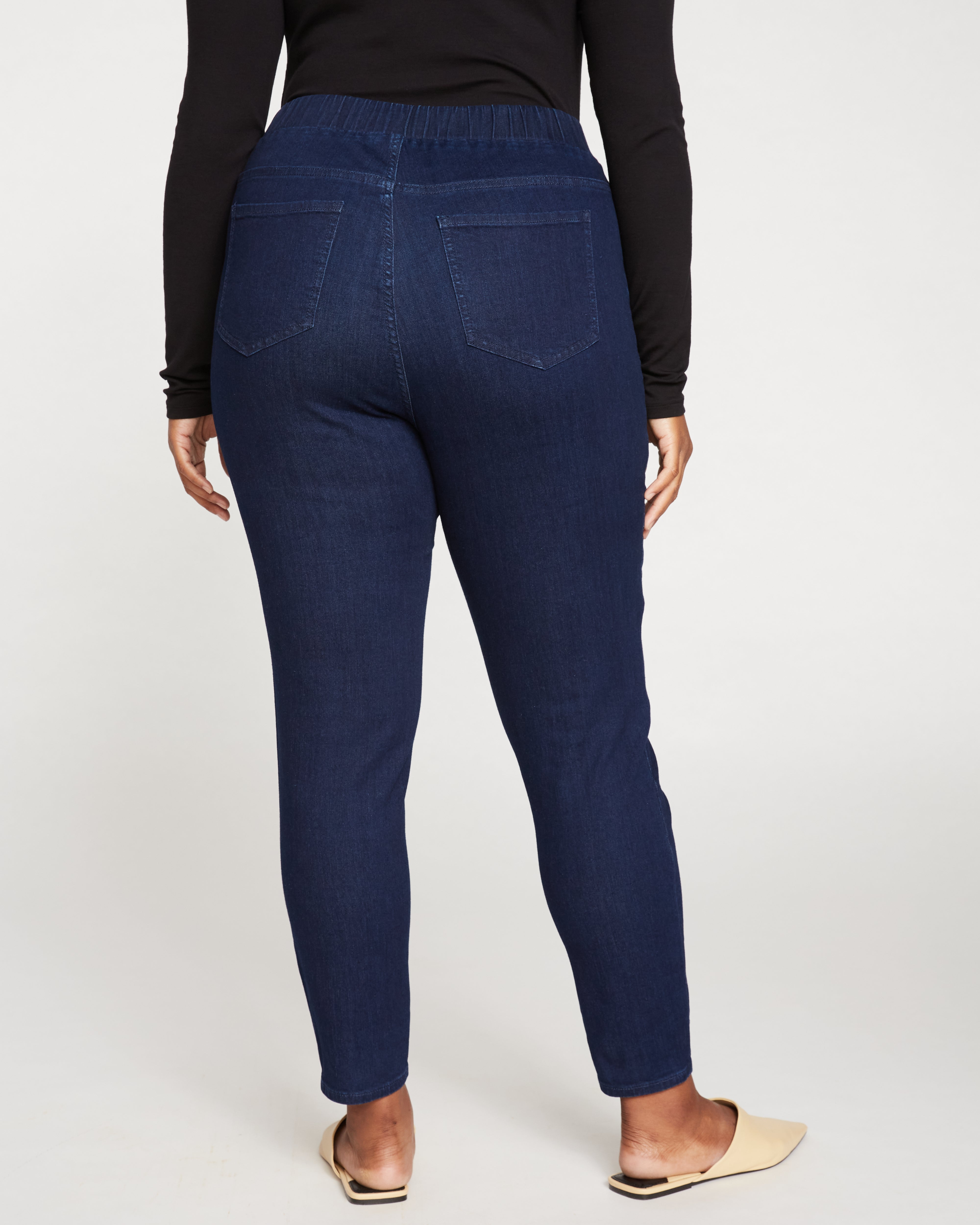 ComfortDenim Dont Call Them Jeggings - Dark Indigo