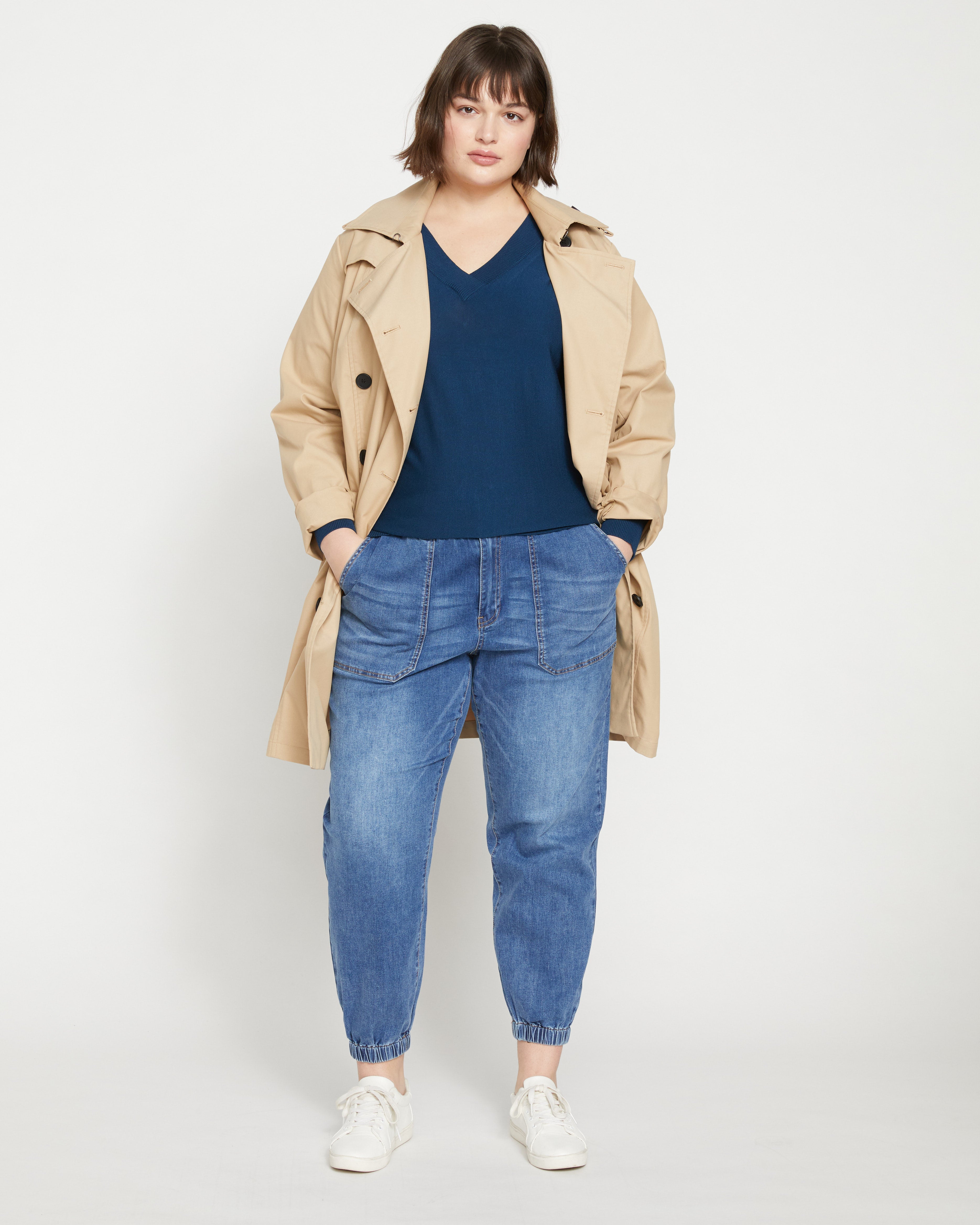 ComfortDenim Joggers - Western Blue Wash