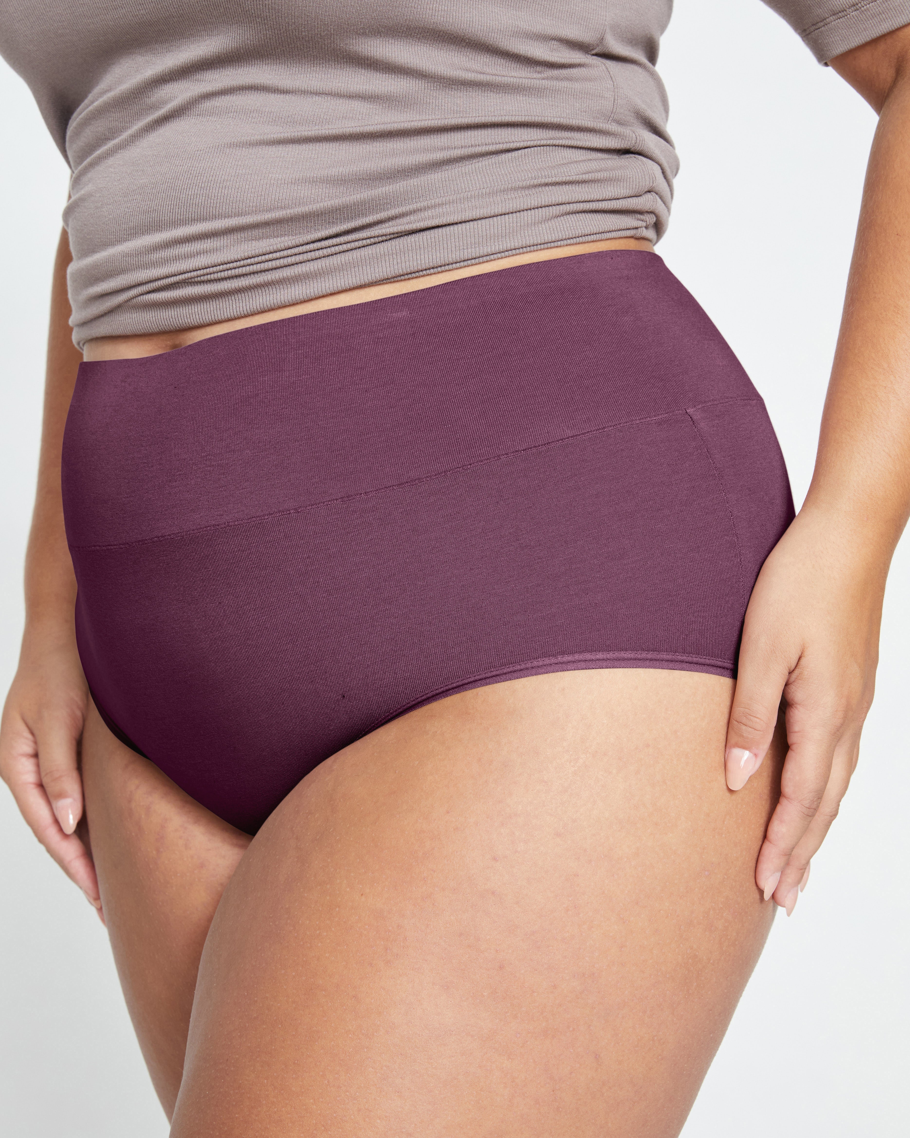 UltimateS Full Coverage High Rise Brief - Acai