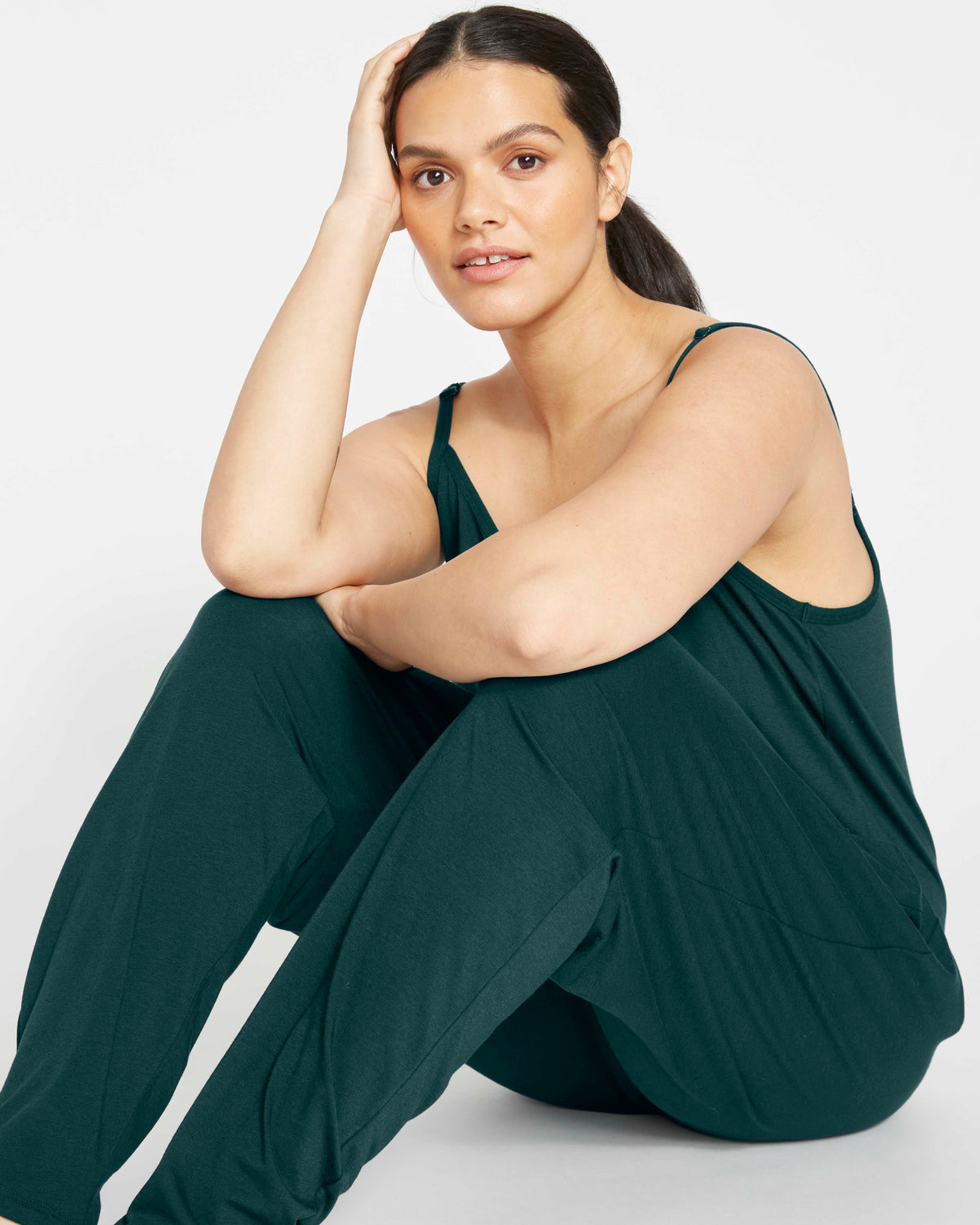 UltimateS Jackson Sleeveless Jumpsuit - Deep Sea