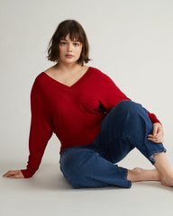 Sweater Blouse - Red