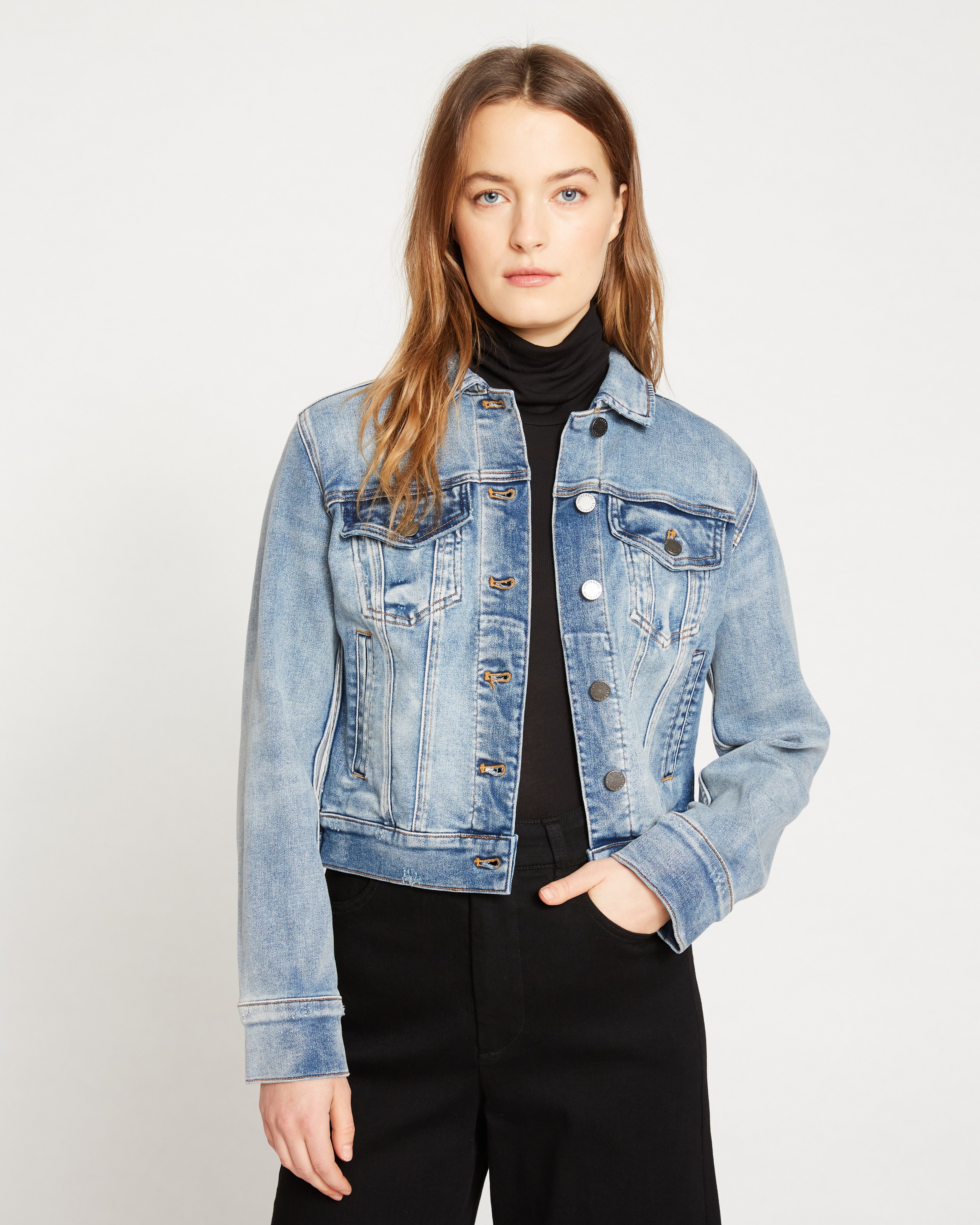 Kelsey Denim Jacket - Light Blue