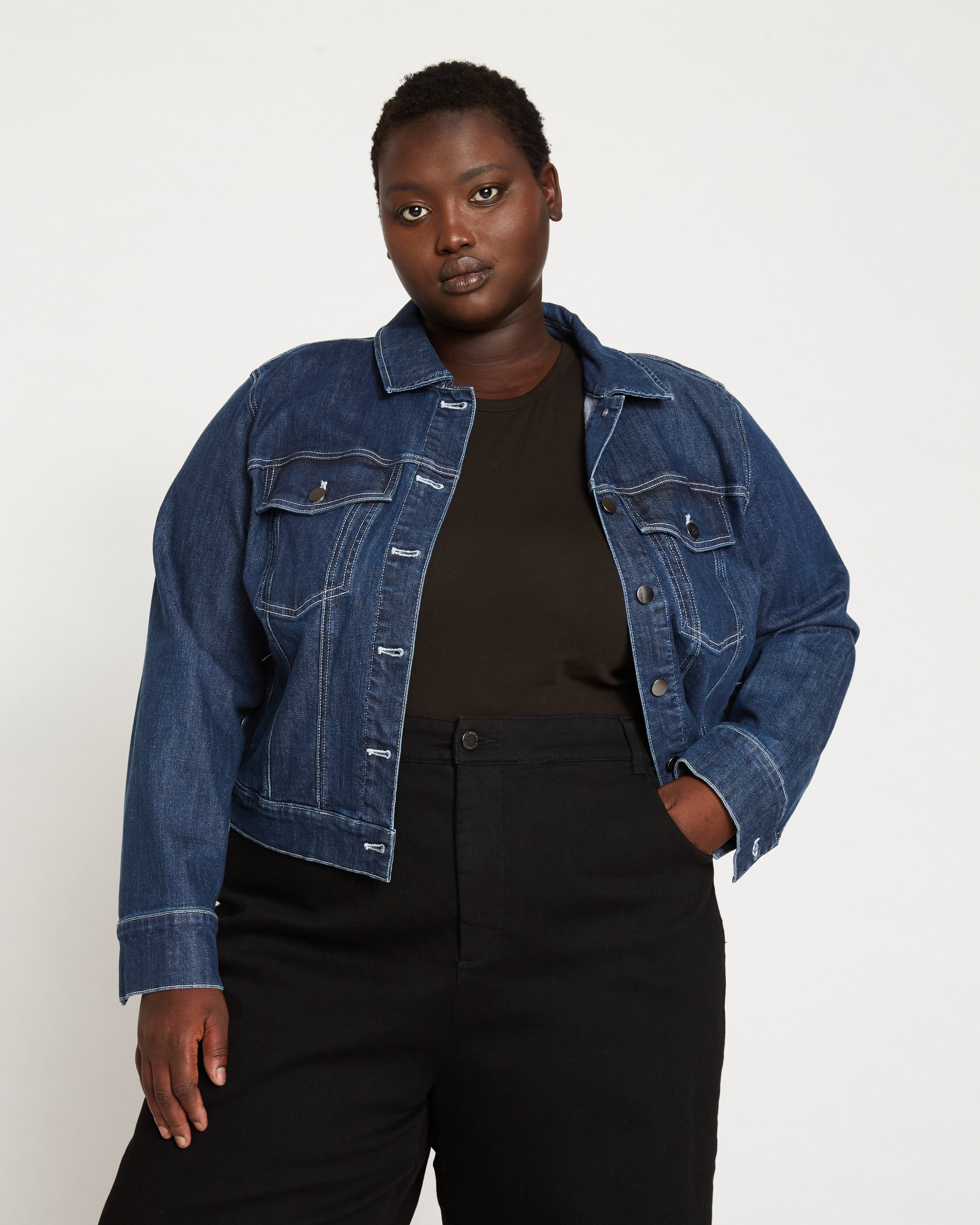 Kelsey Denim Jacket - Dark Indigo
