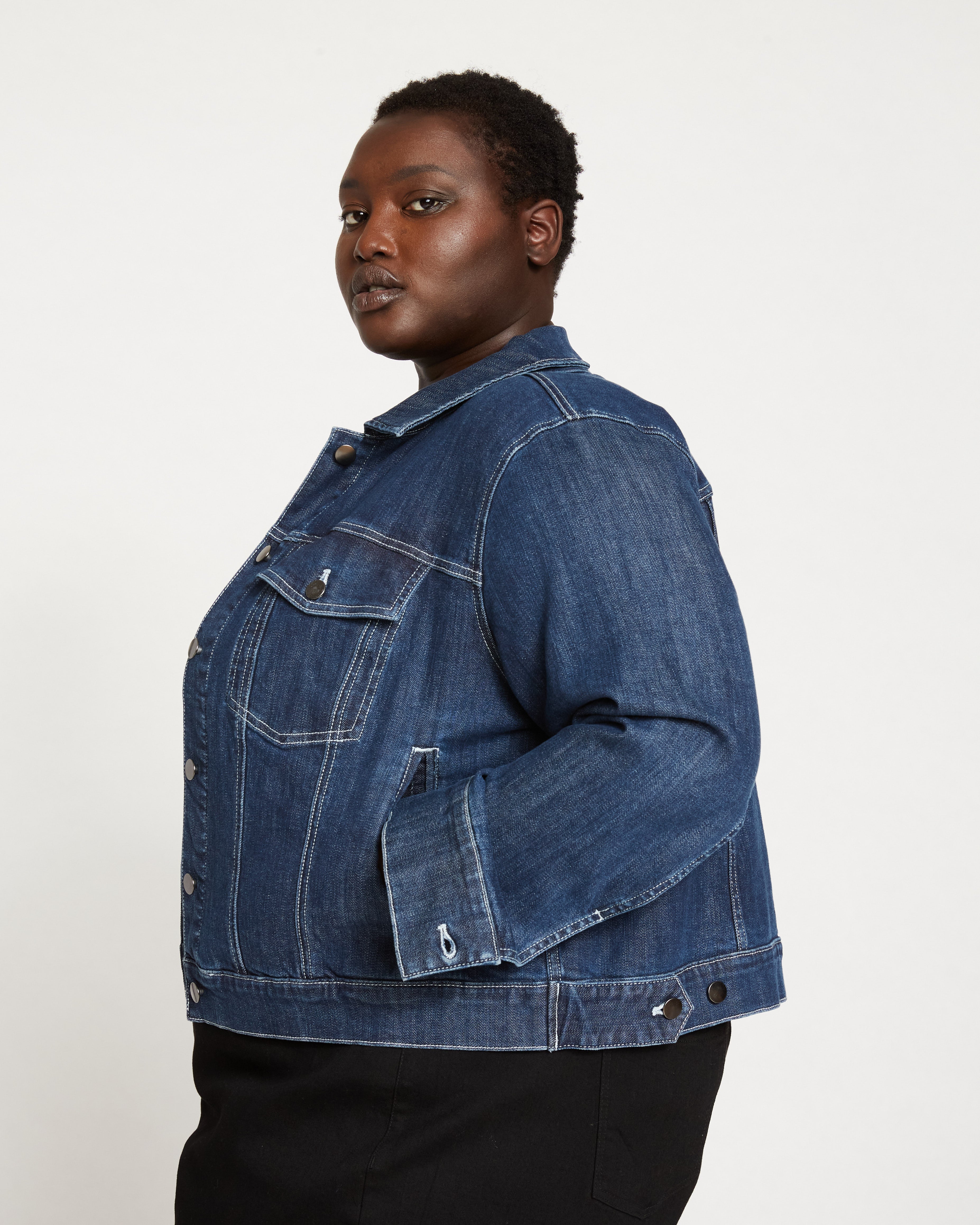 Kelsey Denim Jacket - Dark Indigo
