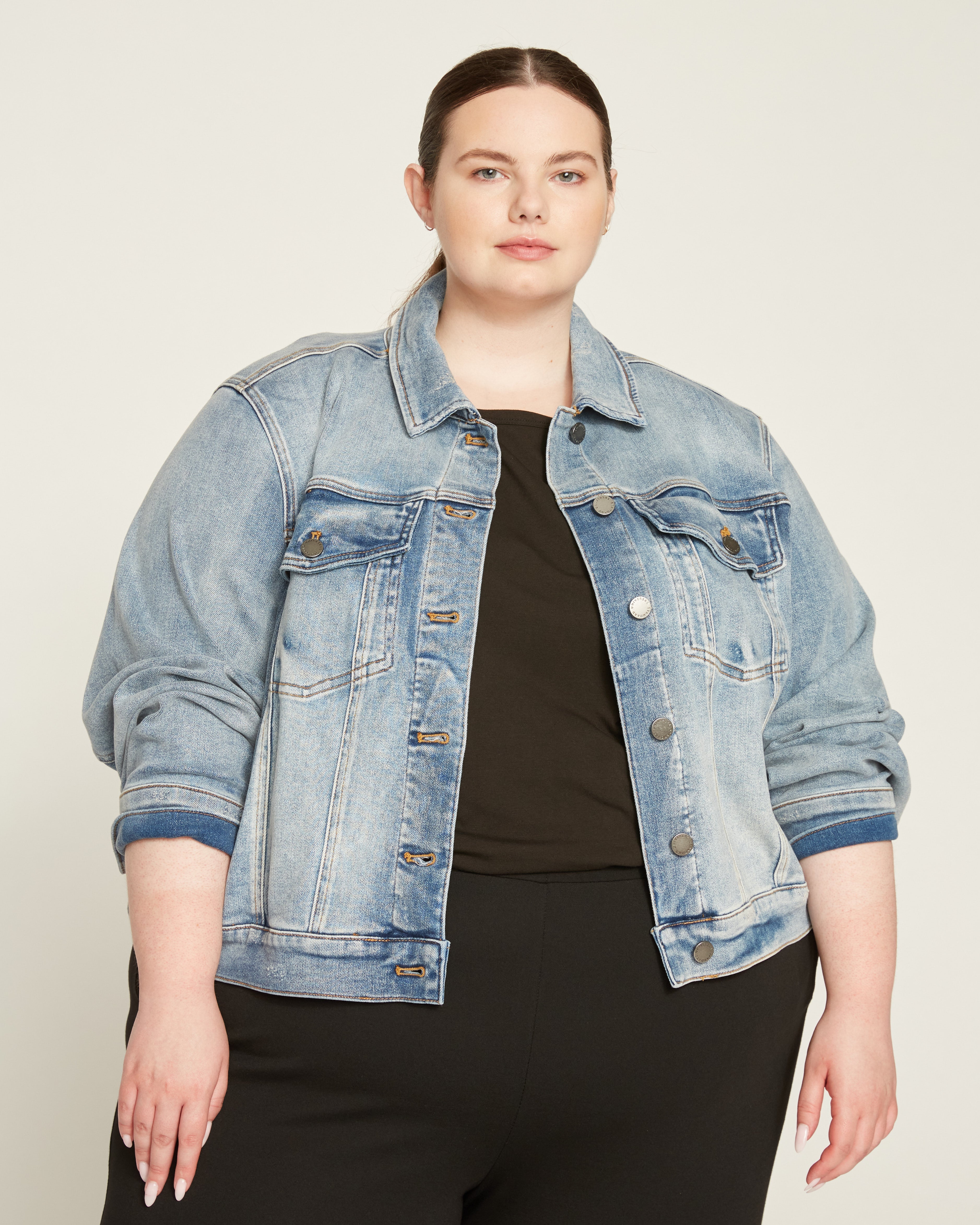 Kelsey Denim Jacket - Light Blue