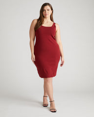 Knitted Tank Dress - Sangria
