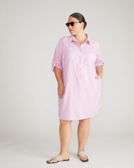Linen Rubicon Shirtdress - Lilac