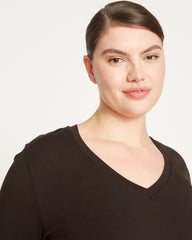 Long Sleeve V Rex - Black