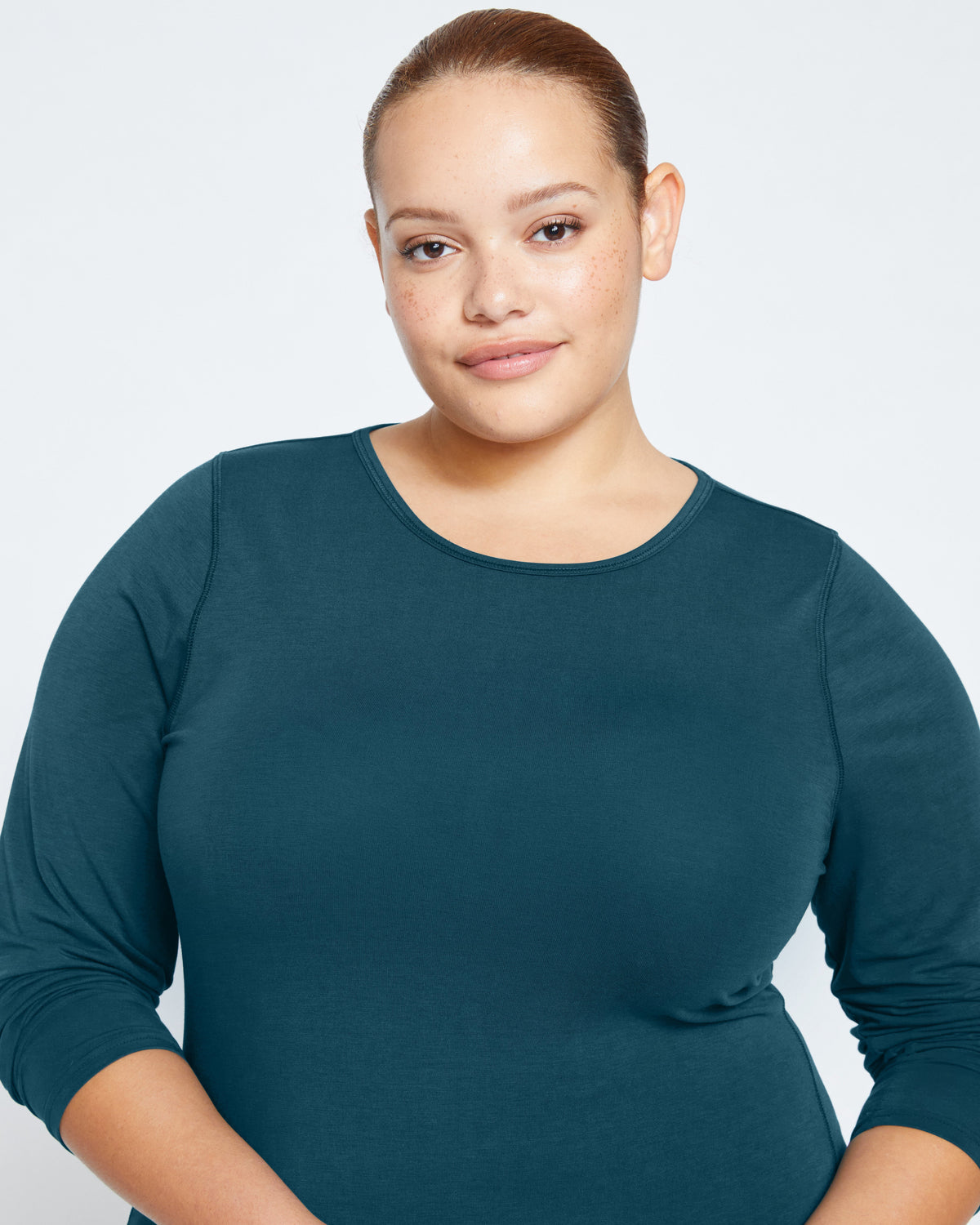 Mia Long Sleeve Movement Tee - Deep Sea