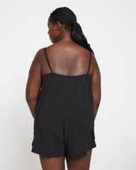 UltimateS Natalie Jersey Sleep Set - Black