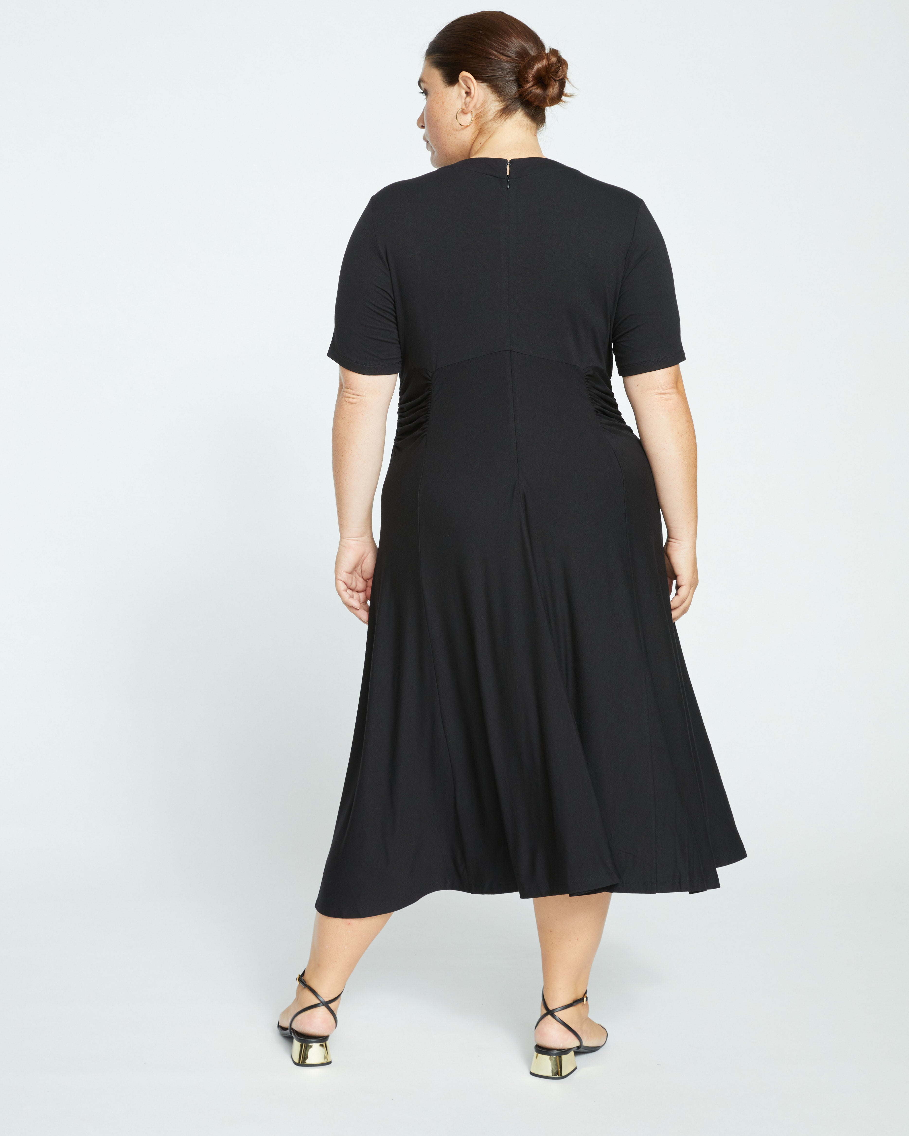 Devi Liquid Jersey Dress - Black