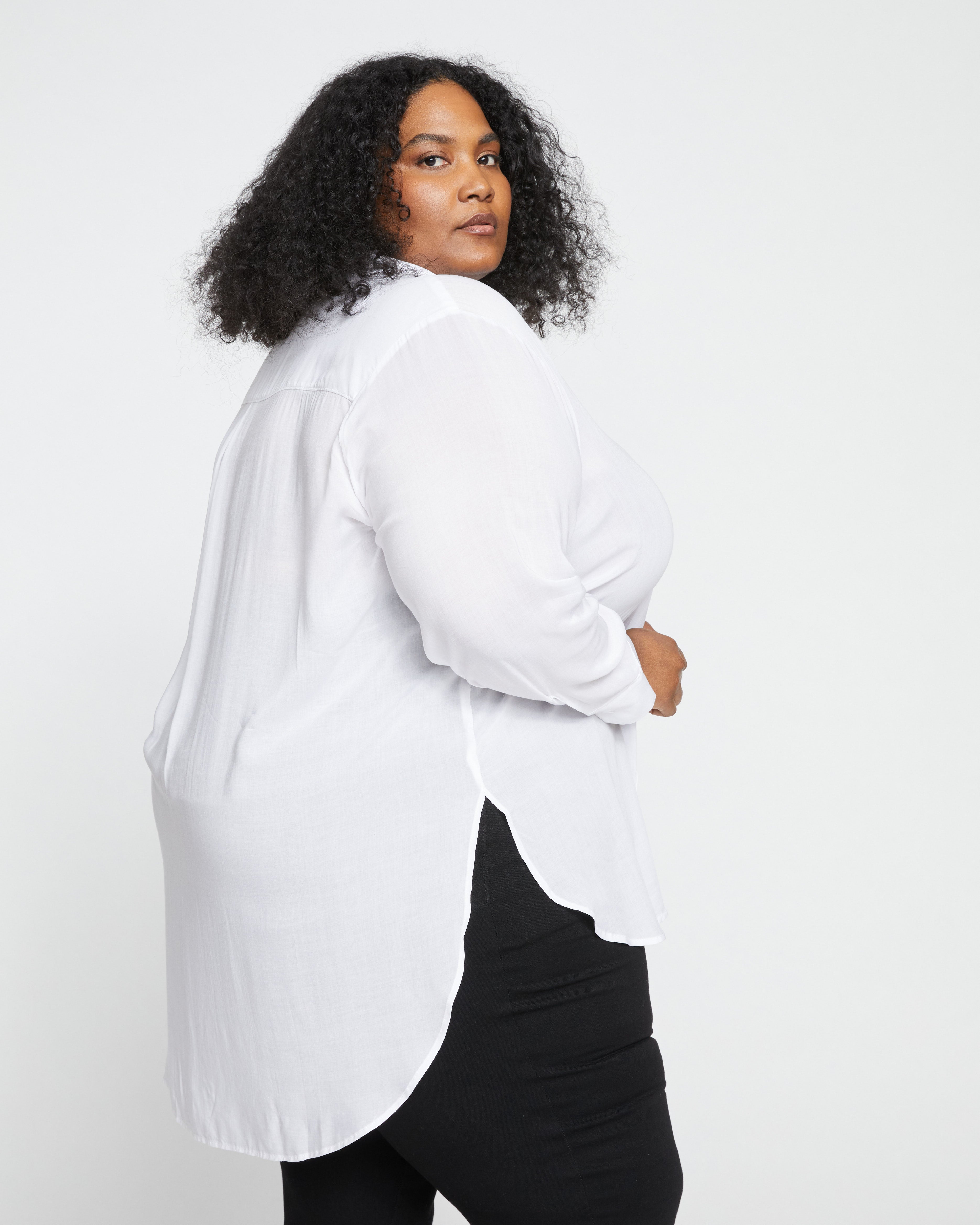 Toni Hi Low Tunic - White