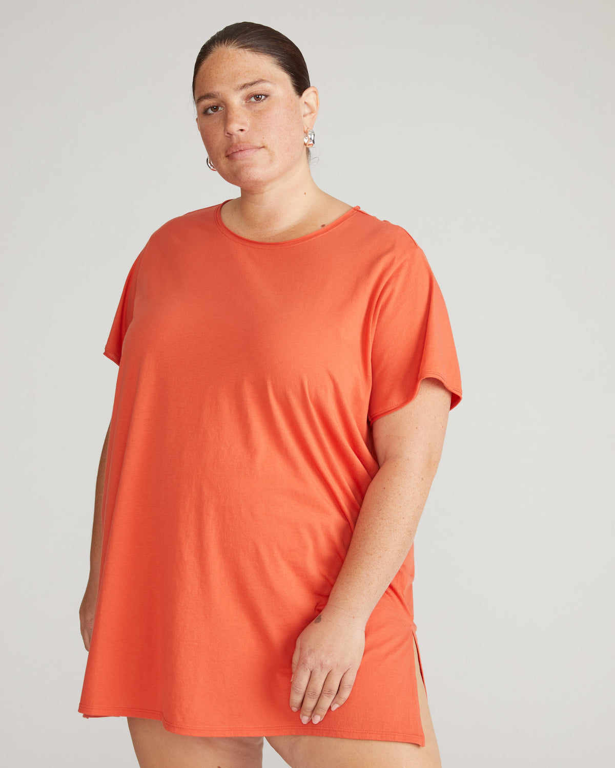 Pima Cotton Lounge Tee - Sweet Berry